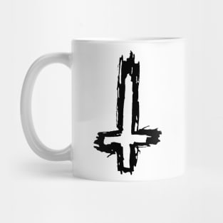 Dark and Gritty Inverted Cross Mug